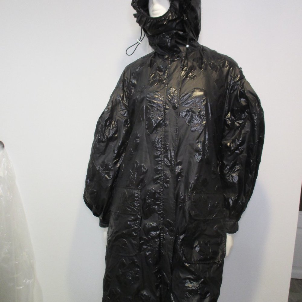 MONCLER RAFAELIS COAT BY SIMONE ROCHA BLACK SIZE 1 NWT